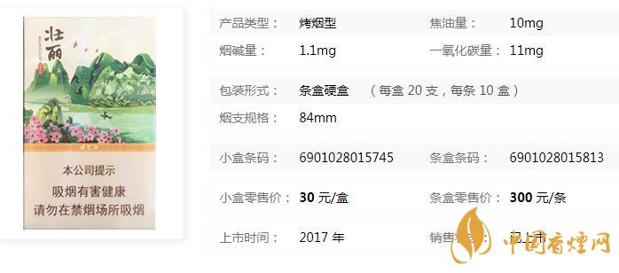 真龍壯麗香煙價(jià)格表圖 真龍壯麗好抽嗎