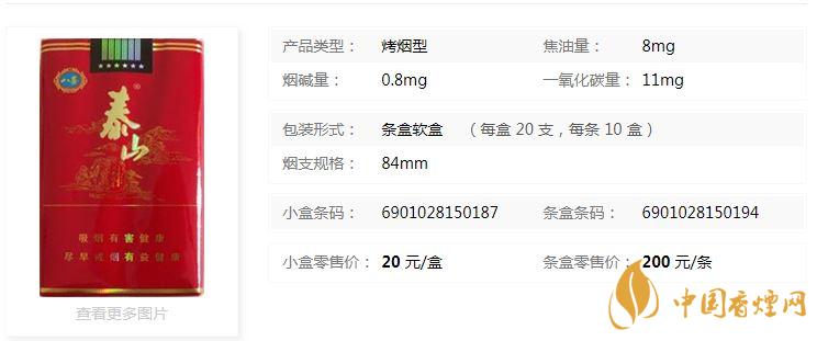 泰山八喜軟紅多少錢？泰山八喜軟紅價格及參數一覽2020