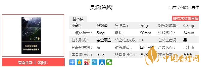 好抽的貴煙陳皮爆珠價格及參數盤點